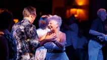 Guests dancing at Alvaston Hall.