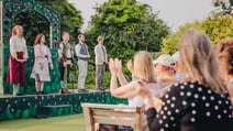 A performance of A Midsummer Night’s Dream by Immersion Theatre at Warner Hotels outdoor theatre break at Littlecote House