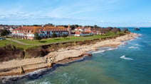 Aerial view of Bembridge Coast