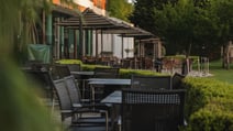 The Riverside Terrace at The Runnymede on Thames Hotel