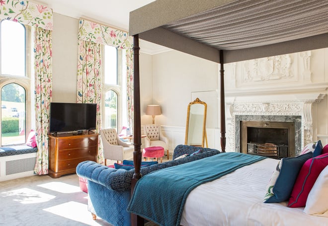 The Popham Room, a Historic bedroom at Littlecote House