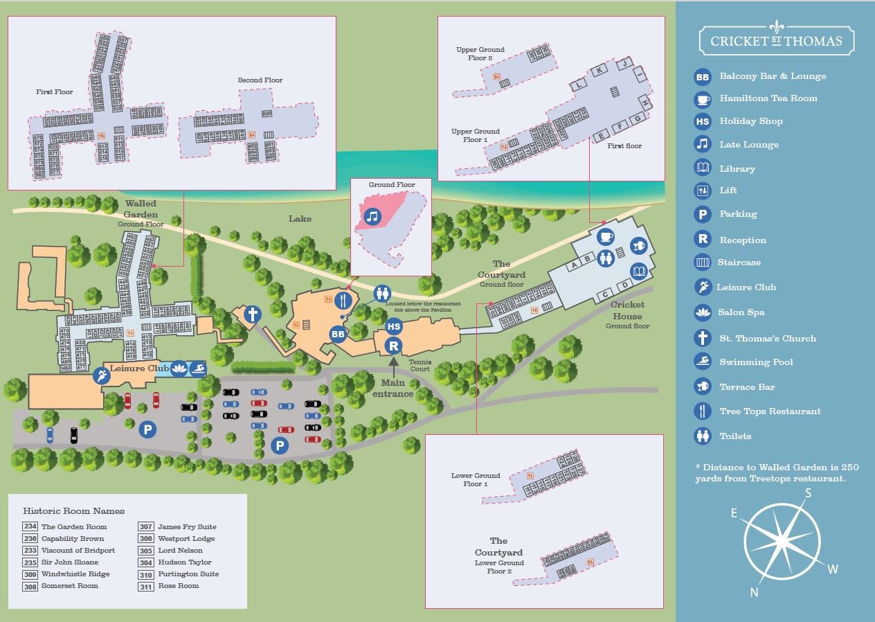 Cricket St. Thomas map