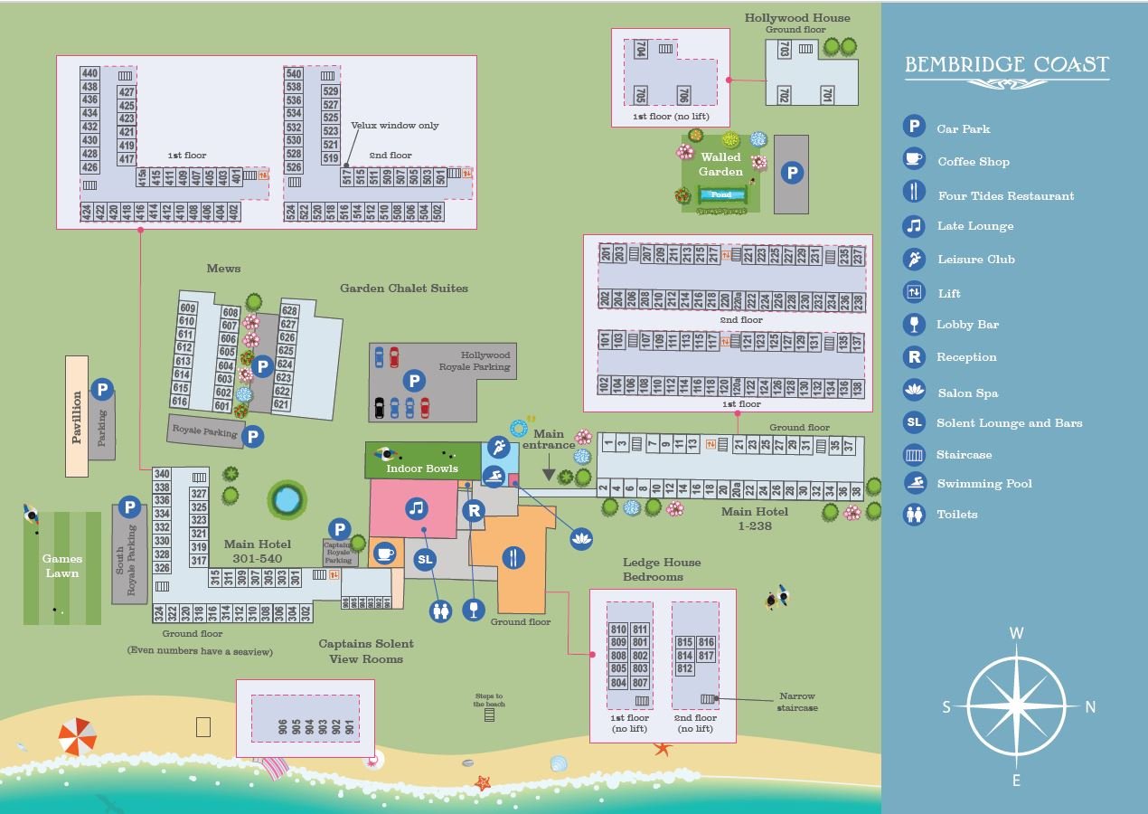 Bembridge Coast Hotel map